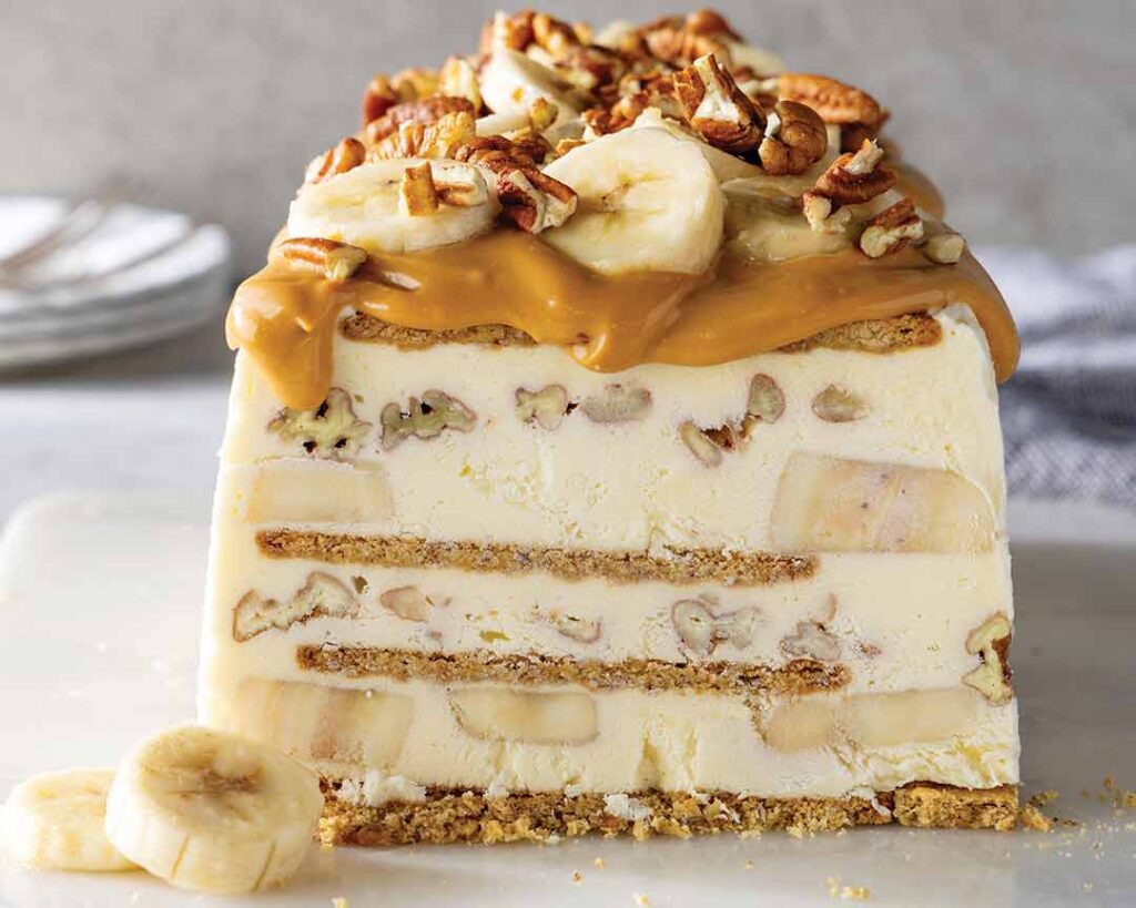 Bananas Foster Icebox Cake