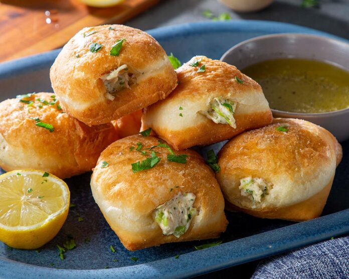 Crab-Stuffed Beignets