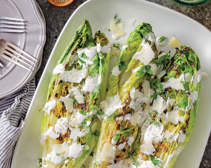 Grilled Romaine