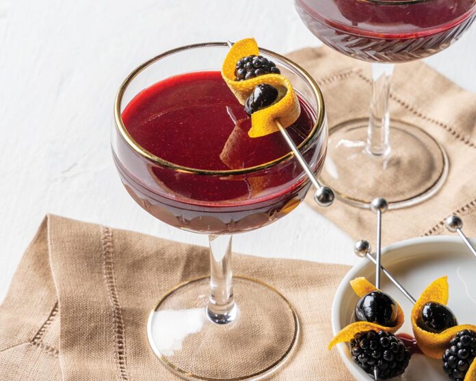 Blackberry-Bourbon Boulevardier