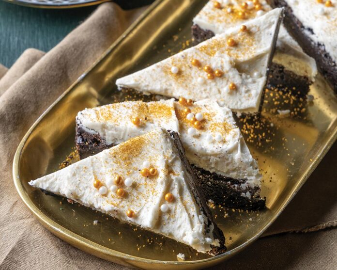 Black & Gold Brownies