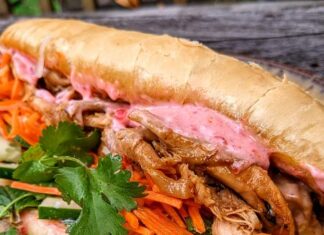 Leftover Turkey Banh Mi