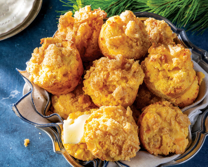 Cracklin’ Cornbread Muffins