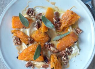 Ember Roasted Sweet Potatoes with Whipped Cane Syrup and Toasted Pecans Ember Roasted Sweet Potatoes with Whipped Cane Syrup and Toasted Pecans