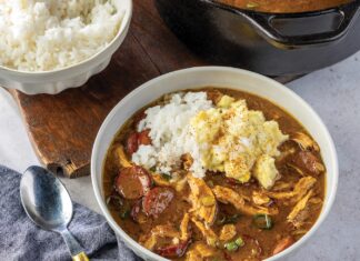Coot Gumbo with Junior’s Potato Salad Coot Gumbo with Junior’s Potato Salad