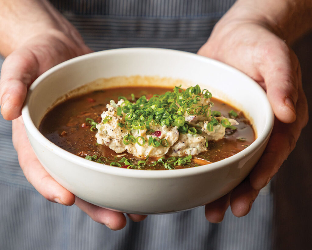 Turkey Neck and Andouille Gumbo
