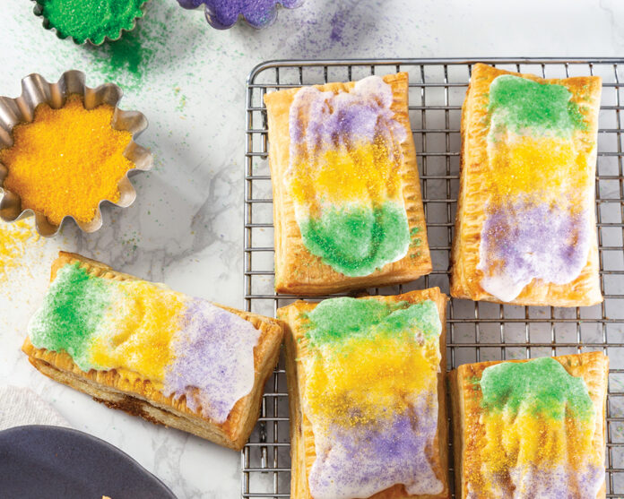 King Cake Toaster Pastries