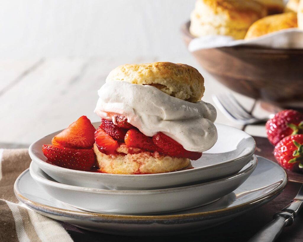 strawberry wine shortcake