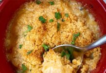 Creole Shrimp Au Gratin growing up cajun cookbook creole shrimp au gratin