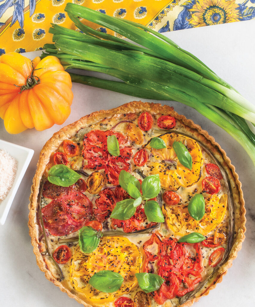 A Love Letter to Louisiana: Recipes and Memories from Fresh from Louisiana - Louisiana Cookin'  tomato tart