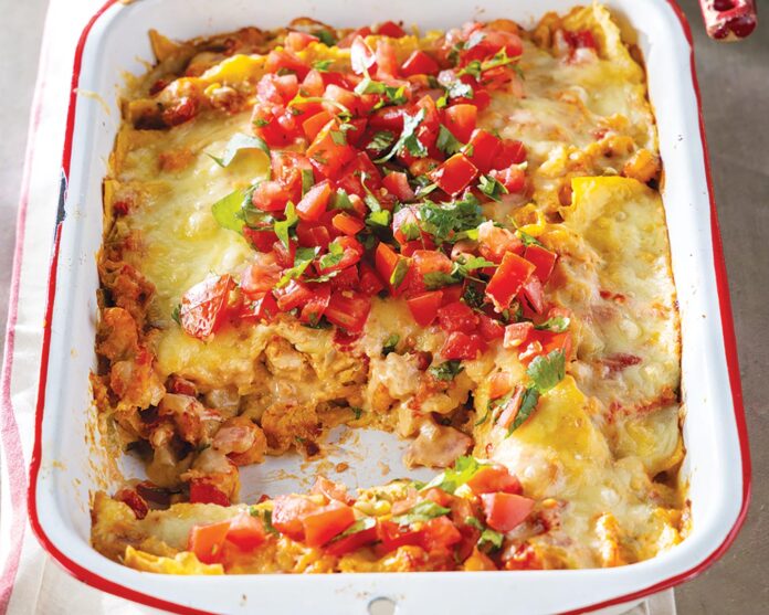 crawfish enchilada