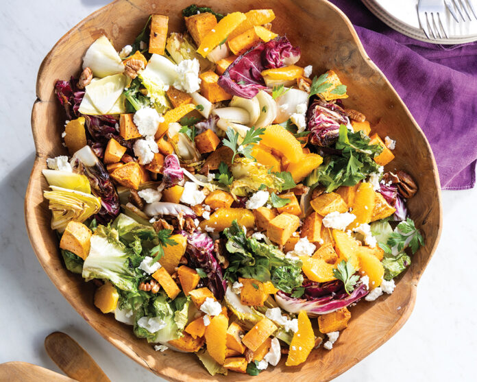 Grilled Chicory Salad