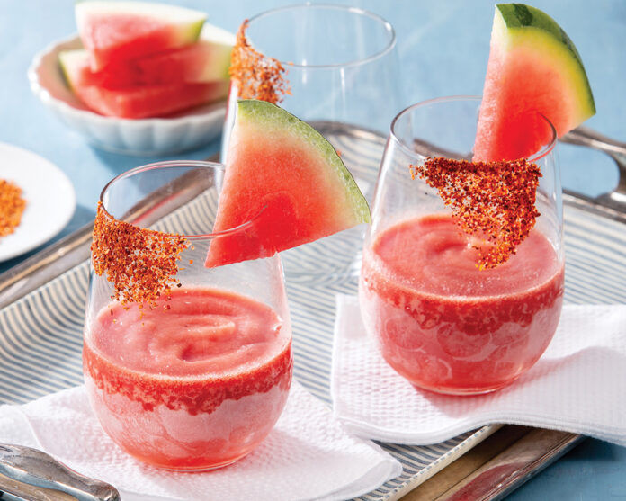 Spicy Watermelon Margaritas