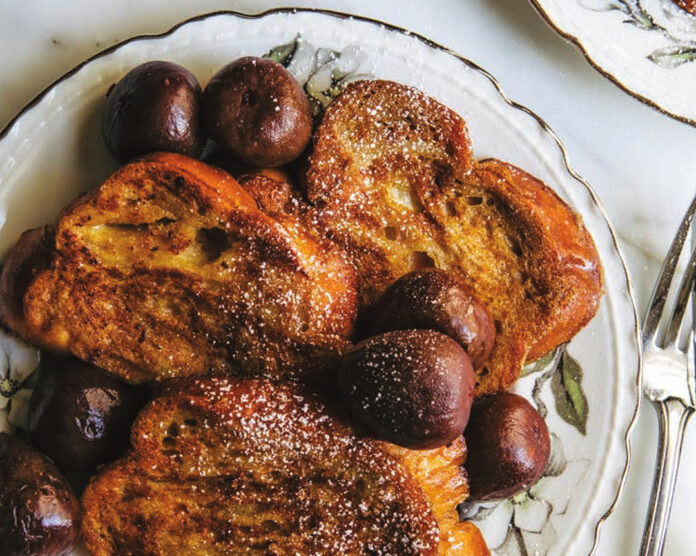 Paw-Paw’s Pain Perdu with Vanilla-Infused Figs