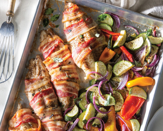 Bacon-Wrapped Catfish