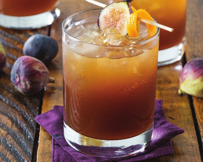 Spiced Fig-Ginger Cocktail