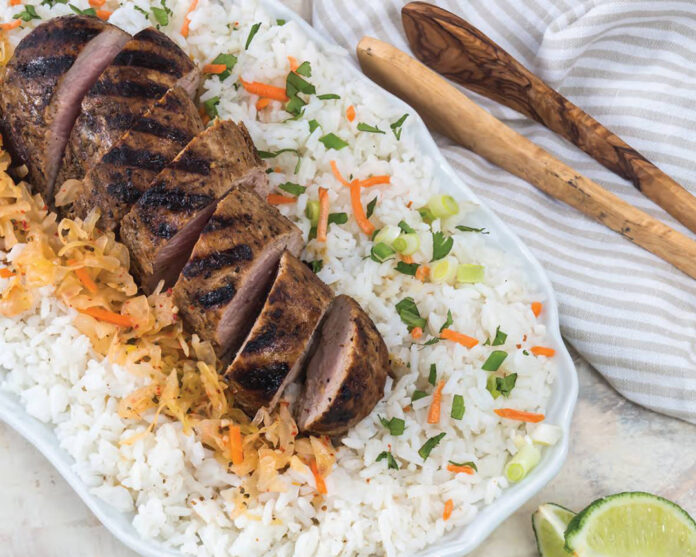 Kimchi-Marinated Pork Tenderloin