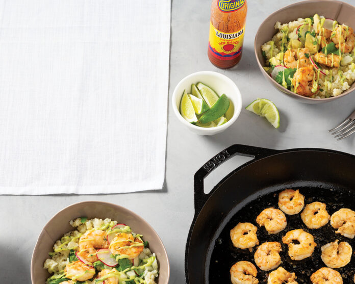 Cajun Shrimp Taco Bowl