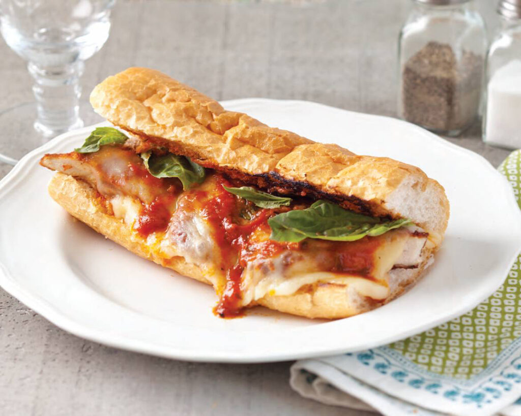 Chicken Parmesan Po' Boys