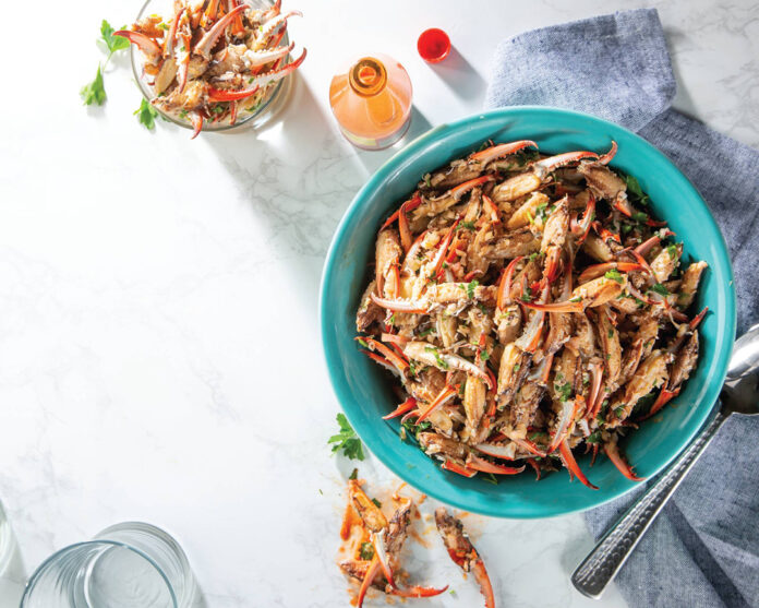 Mignonette-Marinated Crab Claws