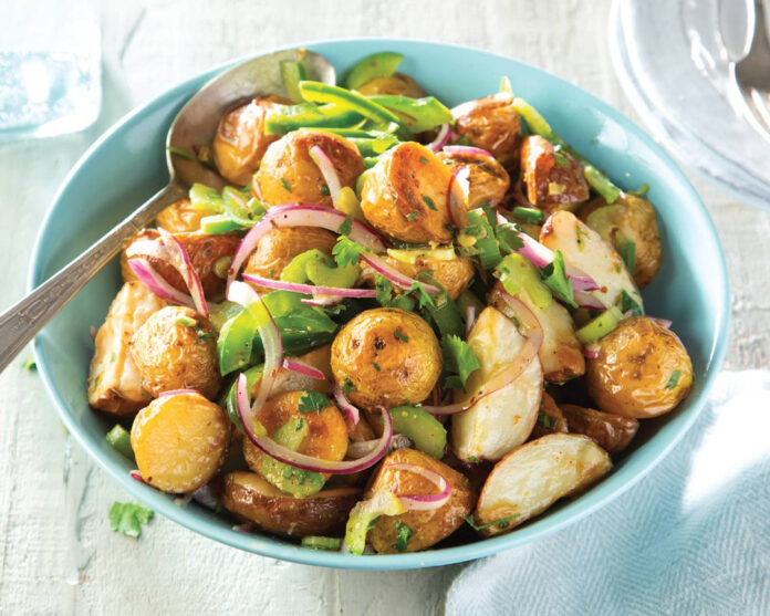 Roasted Potato Salad with Creole Mustard Vinaigrette