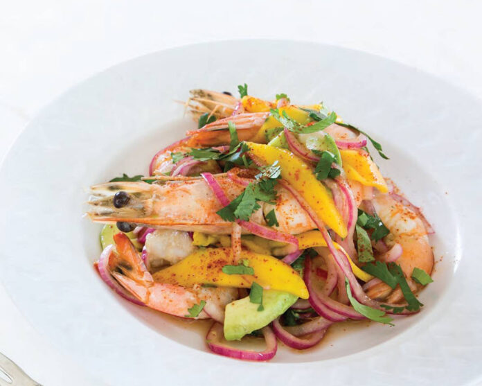 Smoky Pickled Shrimp Salad