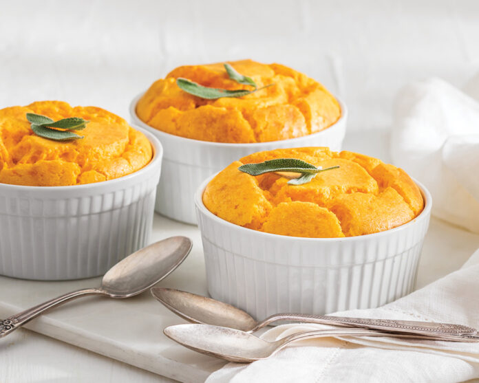 Carrot-Gruyère Soufflés