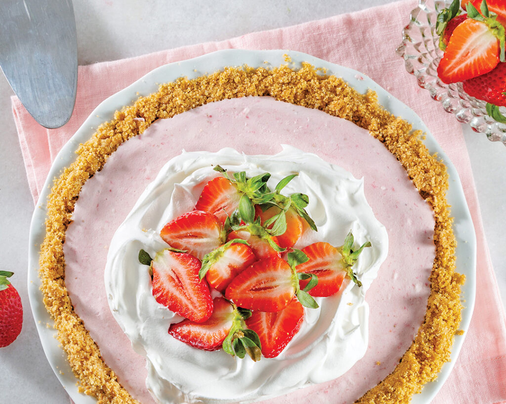 Frozen Strawberry Pie
