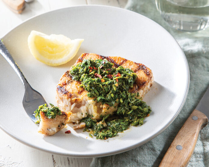 Grilled Swordfish with Chimichurri