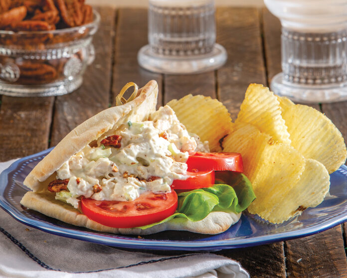 Praline Chicken Salad Pitas