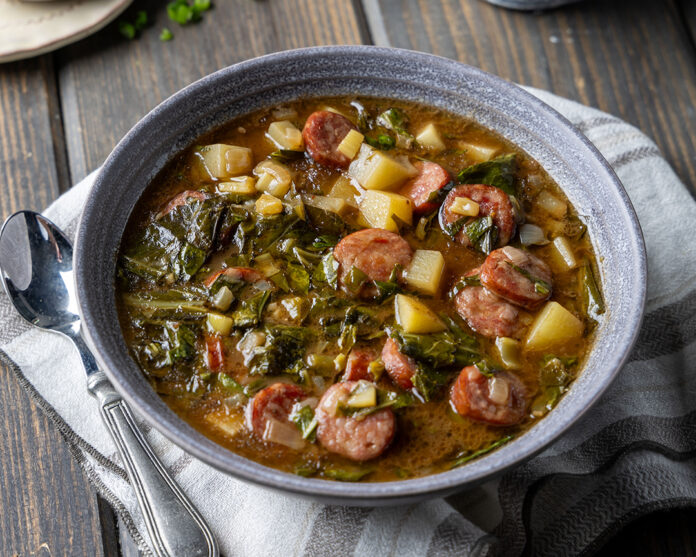 Sausage and Greens Gumbo