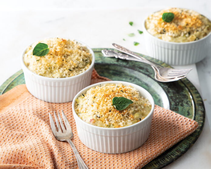 Creamy Mirliton Gratin