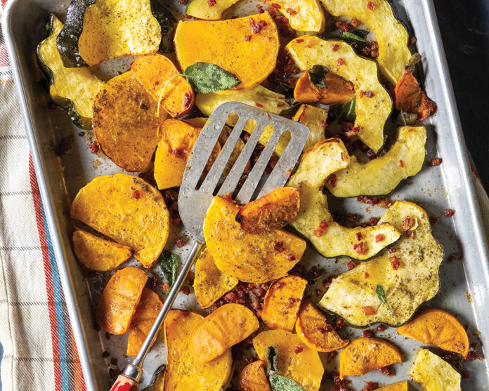 Roasted Persimmons and Squash
