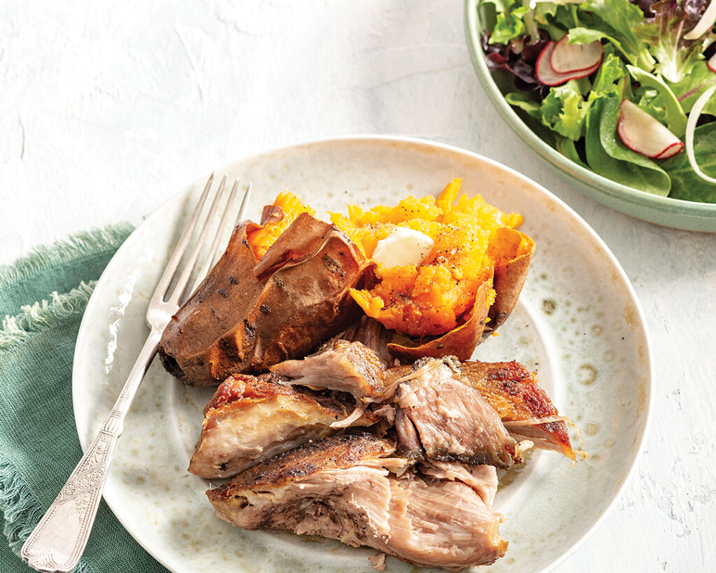 Roasted Pork and Sweet Potatoes