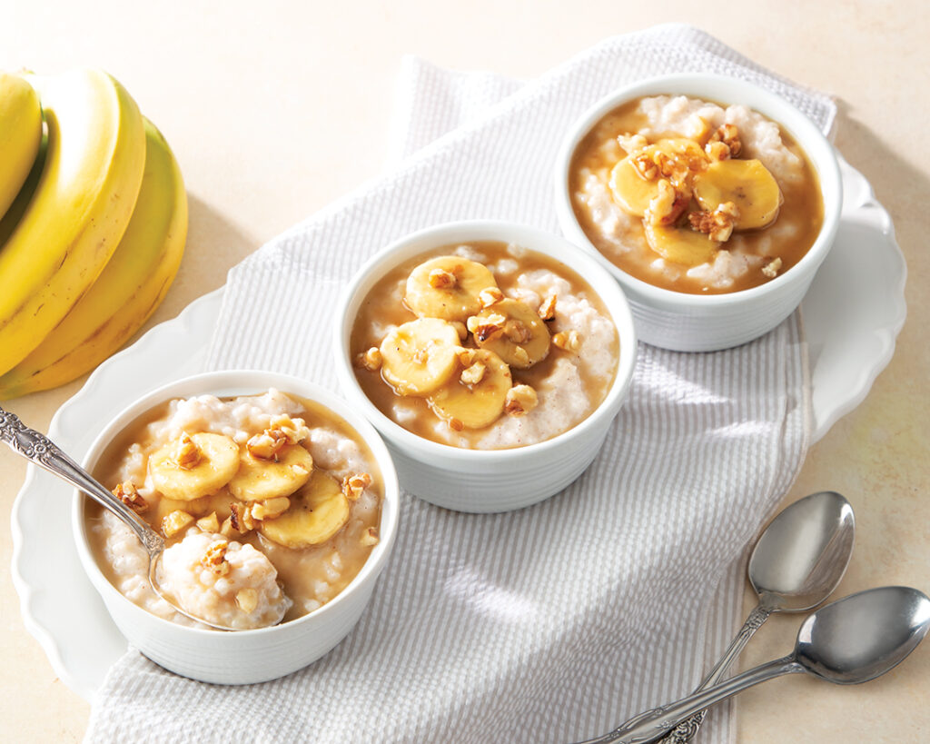 Bananas Foster Rice Pudding