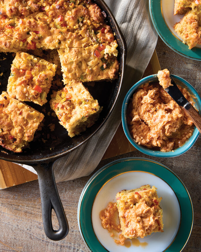 Cracklin' Crawfish Cornbread