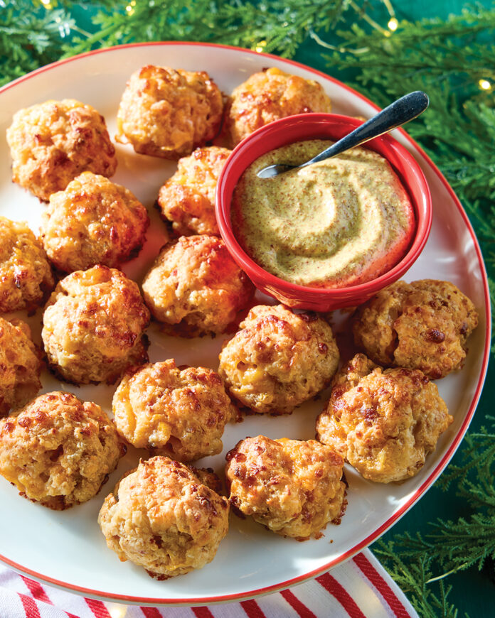 Cheesy Andouille Balls