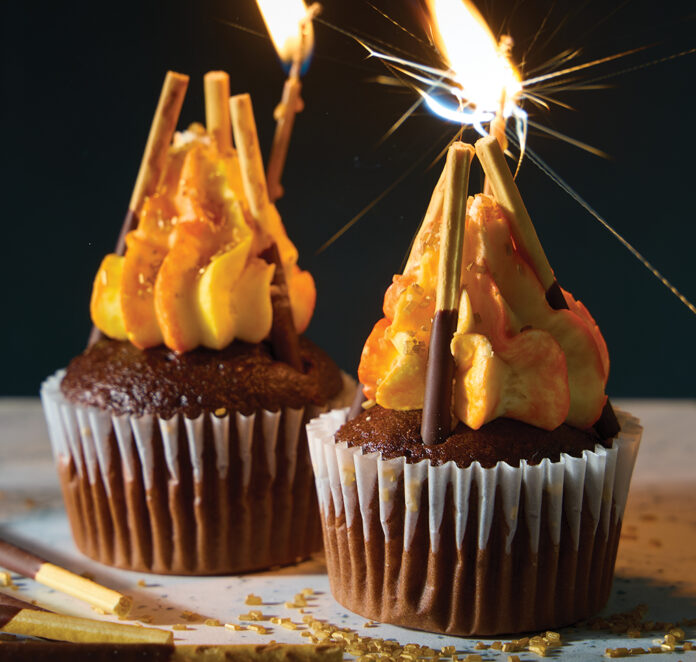 Bonfire Cupcakes
