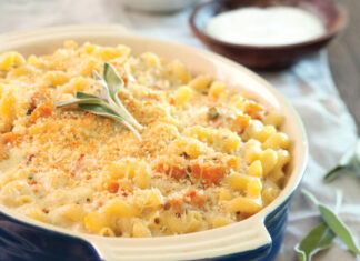 Macaroni and Cheese with Butternut Squash and Sage