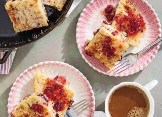 Cranberry Buttermilk Breakfast Cake