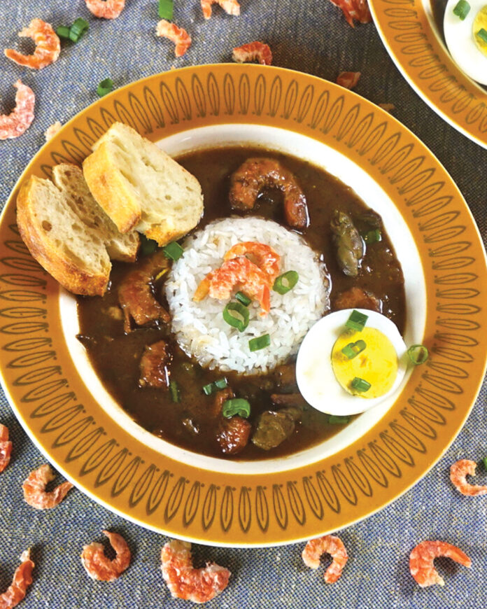 Lenten Dried Shrimp and Egg Gumbo