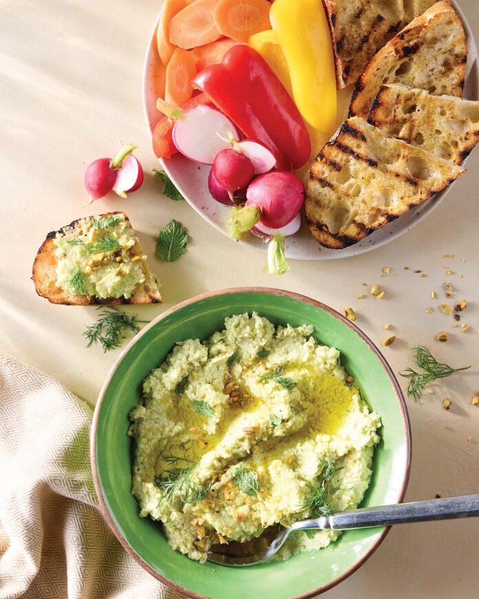 Whipped Fresh Fava Bean Dip