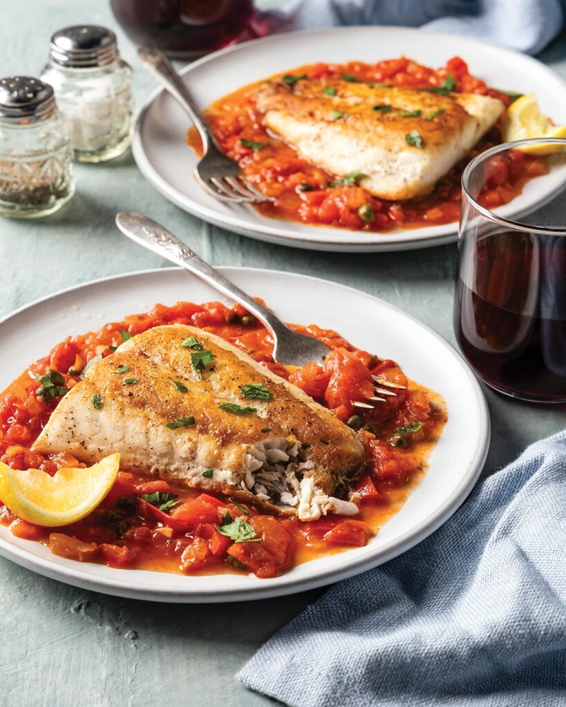 Red Snapper in Quick Tomato Sauce