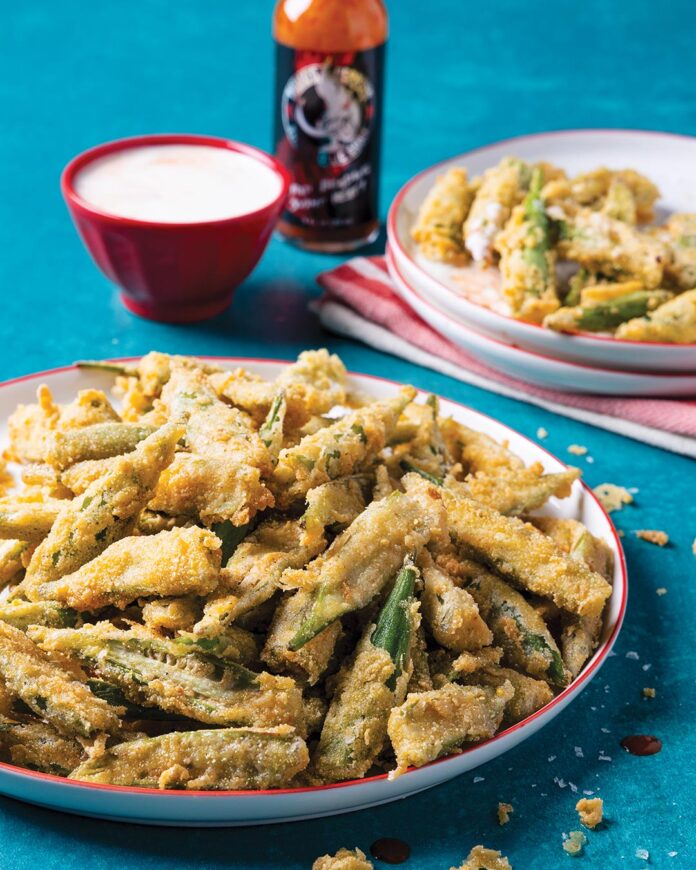 webFried-Okra-with-Spicy-Buttermilk-Dipping-Sauce Fried Okra with Spicy Buttermilk Dipping Sauce