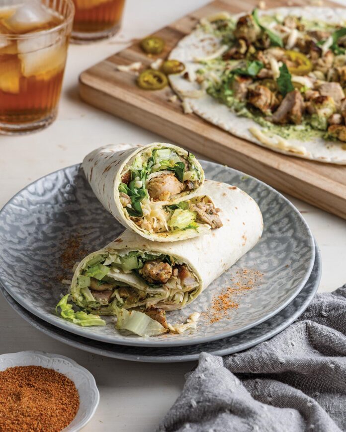 webJalapeño-Lime-Chicken-Wraps Jalapeño-Lime Chicken Wraps