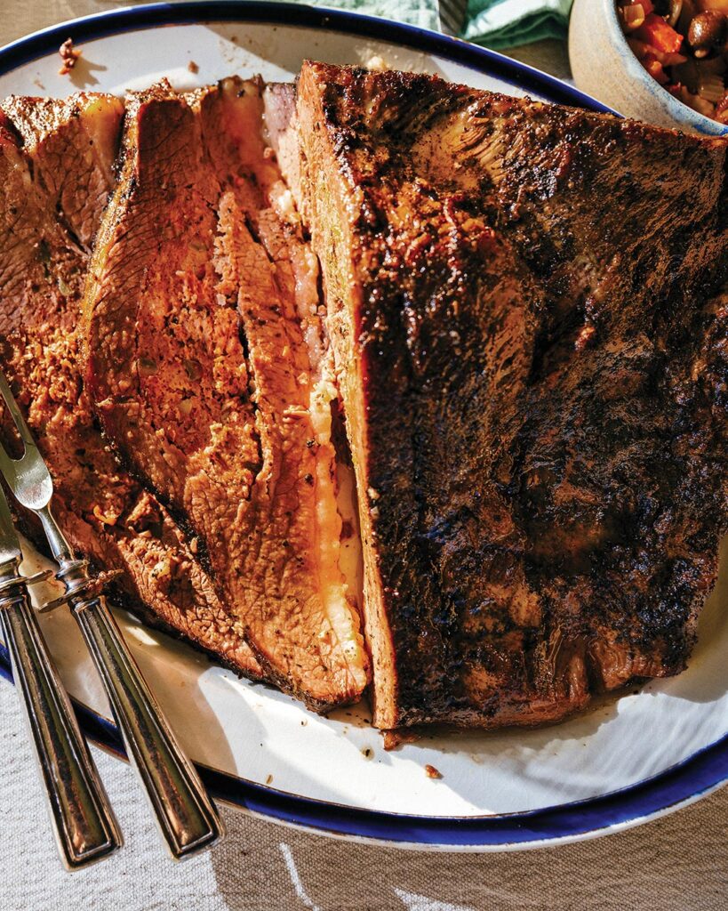 Stuffed Baked Brisket