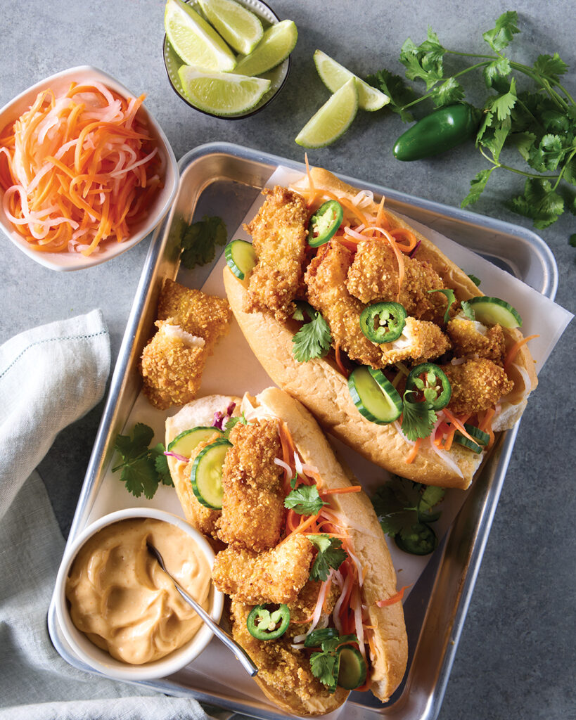 Banh Mi-Style Catfish Po’ Boys