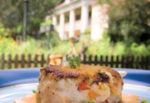 Crab and Mango Cake Crab and Mango Cake