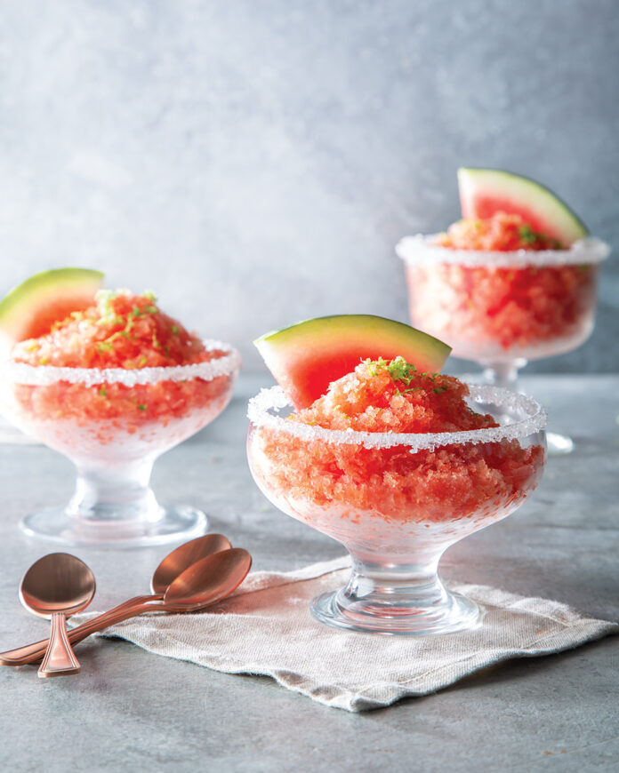 Watermelon-Lime Granita
